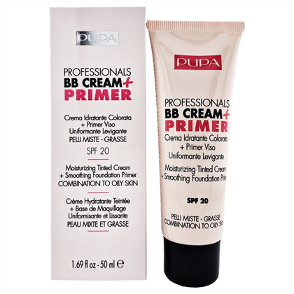 PUPA ВВ Cream + Primer Tone-Cream тон. крем д/комб./жирной кожи 002 Sand