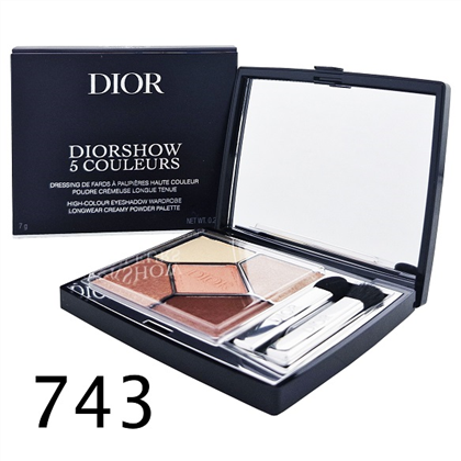 CD 5 COULEURS Couture 5-цв тени 743 Rose Tulle