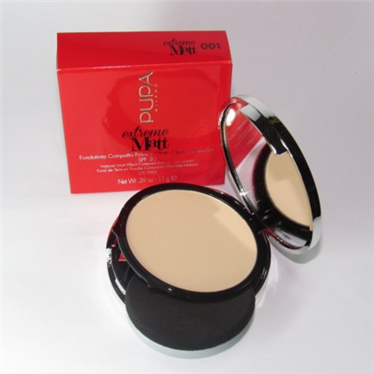 PUPA Extreme Matt Foundation пудра комп. 001 Ivory