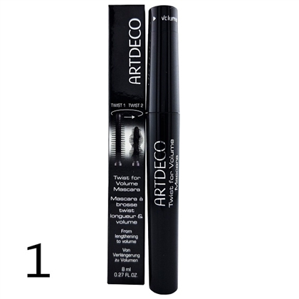 ARTDECO TWIST FOR VOLUME Mascara 2 в1 тушь д/ресниц 01 Black