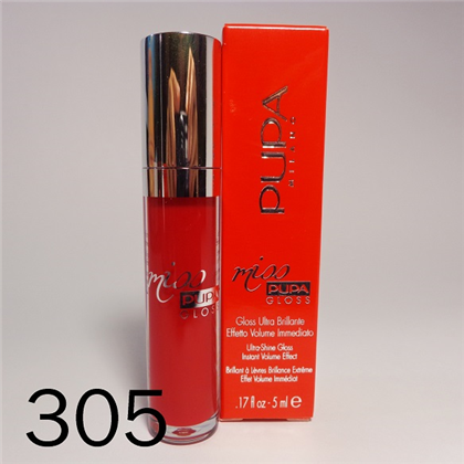 PUPA Miss Pupa Gloss блеск д/губ 305 Essential Red