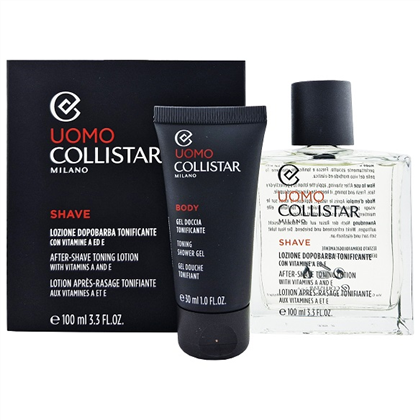 COLLISTAR AFTER-SHAVE TONING LOTION + TONING SHOWER GEL (лос.п/бритья 100 + гель/душ30)