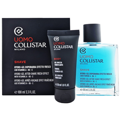 COLLISTAR HYDRO-GEL A-SHAVE FRESH EFFECT + TONING SHOWER GEL (гель п/бритья100 + гель/душ30)