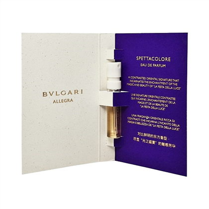 BVLGARI ALLEGRA SPETTACOLORE  edp (L) vial