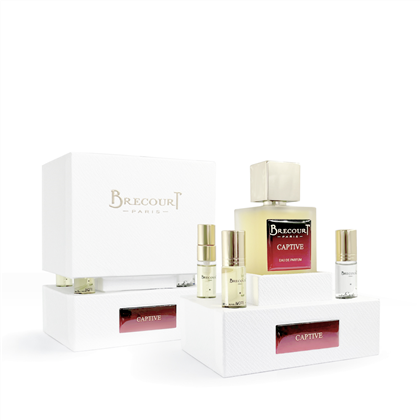 BRECOURT CAPTIVE set edp (U) 100ml+(5ml absolu+5ml col+2*7ml парф.фільтри)