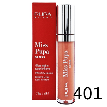PUPA Miss Pupa Gloss блеск д/губ 401 Lovely Pink