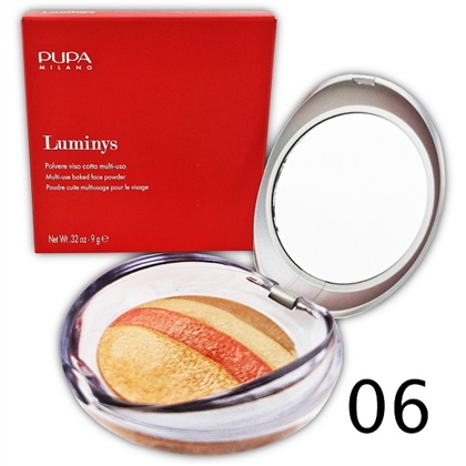 PUPA Luminys Baked All Over Blush-Powder пудра-рум. д/лица 06 Coral Stripes