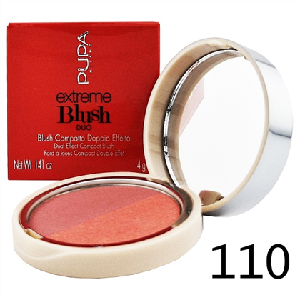 PUPA Extreme Blush Duo двойн. комп. румяна 110 Radiant Amarant - Glow Watermelon